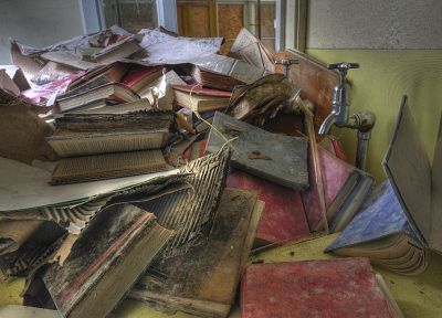 уничтожены, книги - случайные обои для рабочего стола