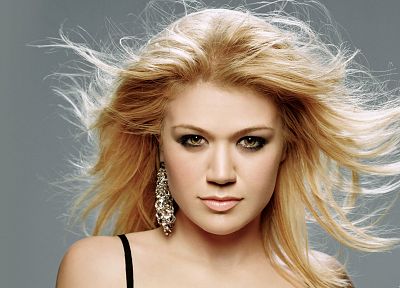 блондинки, девушки, карие глаза, Kelly Clarkson - случайные обои для рабочего стола