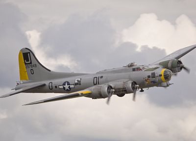 самолет, военный, бомбардировщик, B- 17 Flying Fortress - случайные обои для рабочего стола