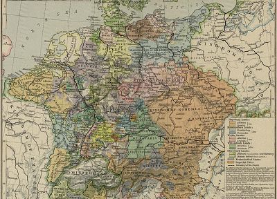 Европа, карты, средневековый - обои на рабочий стол