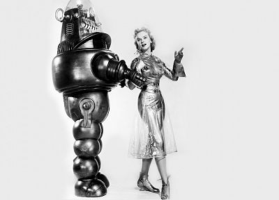 робот, научная фантастика, Запретная планета, Энн Фрэнсис - обои на рабочий стол