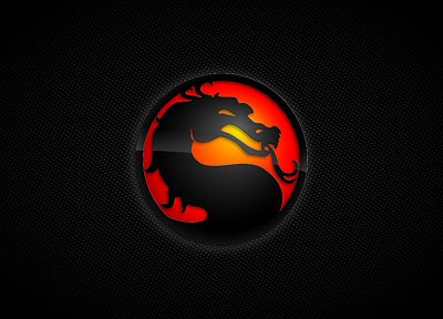 Mortal Kombat, логотипы, темный фон, Mortal Kombat логотип - копия обоев рабочего стола