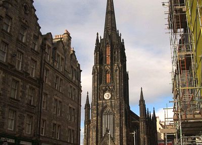 города, здания, Шотландия, Эдинбург - обои на рабочий стол
