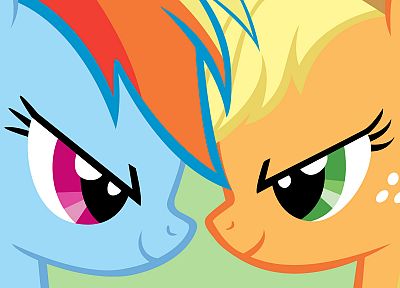 Рэйнбоу Дэш, Applejack, My Little Pony : Дружба Магия - обои на рабочий стол