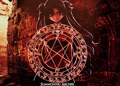 Fate/Stay Night (Судьба), Тосака Рин, Fate series (Судьба) - случайные обои для рабочего стола