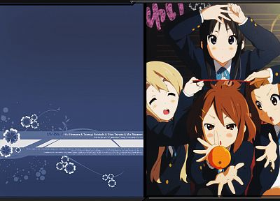 K-ON! (Кэйон!), школьная форма, Hirasawa Юи, Акияма Мио, Tainaka Ritsu, Kotobuki Tsumugi, аниме, аниме девушки - случайные обои для рабочего стола