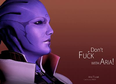 цитаты, Mass Effect, Асари, Ария T'Loak - обои на рабочий стол