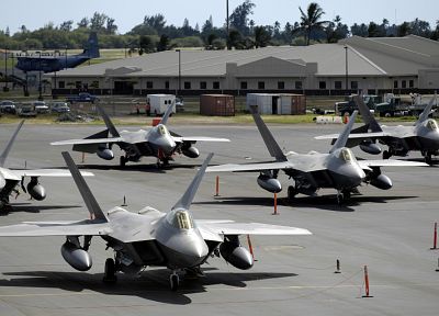 самолет, военный, F-22 Raptor - случайные обои для рабочего стола