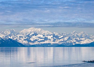 Аляска, ледник, Национальный парк, залив - обои на рабочий стол
