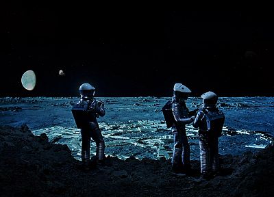 Луна, астронавты, 2001 : Космическая одиссея, научная фантастика - копия обоев рабочего стола