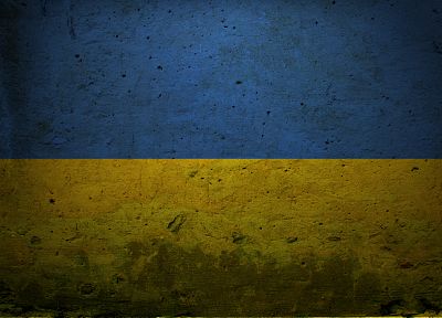 гранж, флаги, Украина - обои на рабочий стол