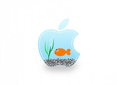 Эппл (Apple), садок для рыбы - случайные обои для рабочего стола