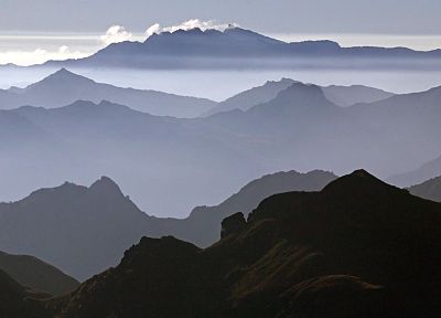 горы, пейзажи, природа, туман, Эквадор - копия обоев рабочего стола
