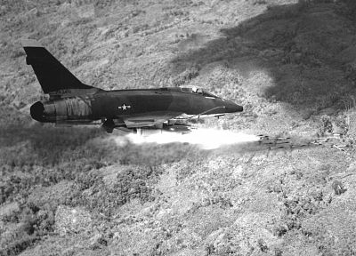 самолет, военный, F - 100 Super Sabre - случайные обои для рабочего стола