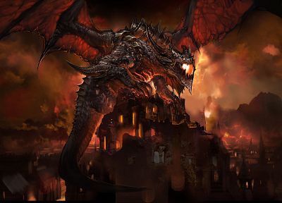 Мир Warcraft, Смертокрыл, Мир Warcraft: Cataclysm - случайные обои для рабочего стола