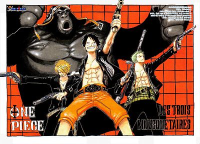 One Piece ( аниме ), Roronoa Зоро, Обезьяна D Луффи, Санджи ( One Piece ) - похожие обои для рабочего стола