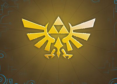 Triforce, Hyrule, Легенда о Zelda - копия обоев рабочего стола