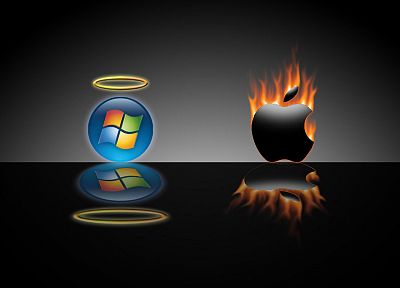 Эппл (Apple), макинтош, Microsoft, Microsoft Windows - похожие обои для рабочего стола