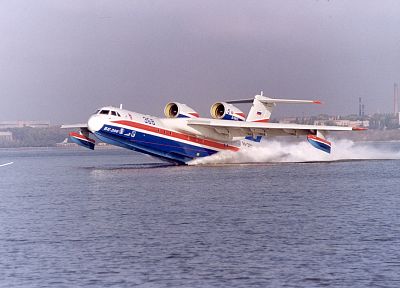 вода, самолет, транспортные средства, Бериев Бе- 200 - случайные обои для рабочего стола