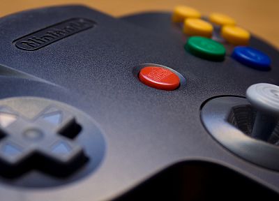 Нинтендо, видеоигры, контроллеры, Nintendo 64 - копия обоев рабочего стола