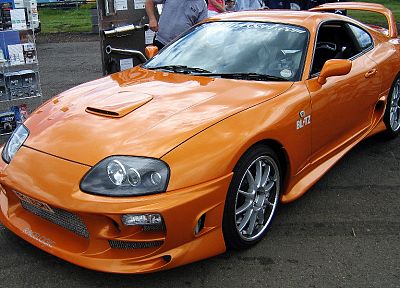 автомобили, оранжевый цвет, Toyota Supra - похожие обои для рабочего стола