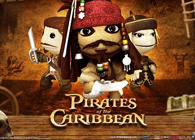 видеоигры, Little Big Planet, Пираты Карибского моря, Капитан Джек Воробей - копия обоев рабочего стола