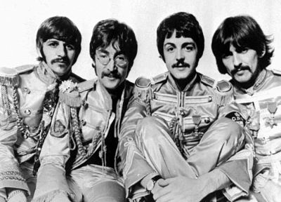 оттенки серого, The Beatles, монохромный - похожие обои для рабочего стола