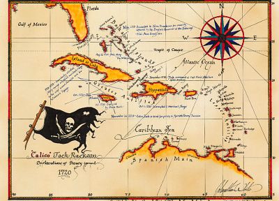 пираты, карты, карибский, Калико Джек Rackam - похожие обои для рабочего стола