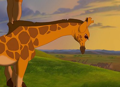 мультфильмы, Disney Company, Король Лев, 3D (трехмерный), жирафы - копия обоев рабочего стола