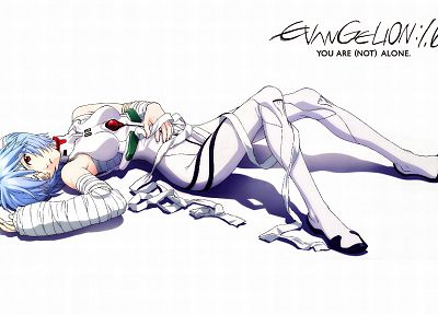 Ayanami Rei, Neon Genesis Evangelion (Евангелион), простой фон - обои на рабочий стол