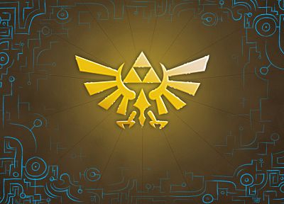 Triforce, Легенда о Zelda - копия обоев рабочего стола