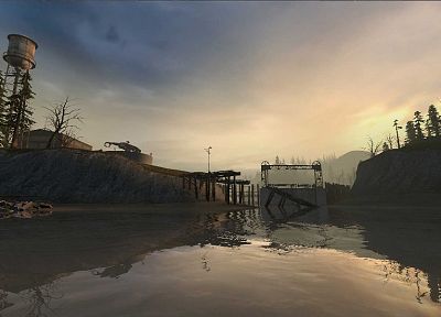 пейзажи, Half-Life 2, заброшенный - копия обоев рабочего стола