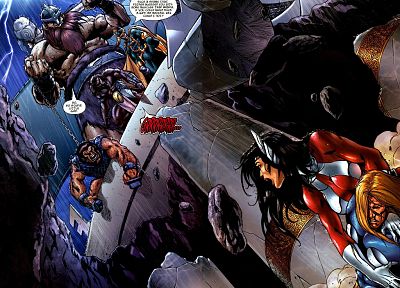 Тор, Мстители комиксы, произведение искусства, Marvel - случайные обои для рабочего стола