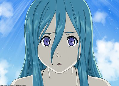 Eureka Seven, слезы, Эврика ( символ), синие волосы, аниме, аниме девушки - случайные обои для рабочего стола