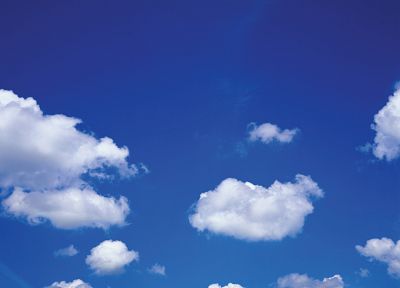 синий, облака, небо - оригинальные обои рабочего стола