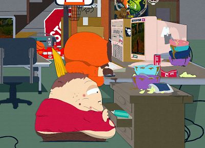 Мир Warcraft, South Park, пародия, Эрик Картман, Кенни Маккормик - обои на рабочий стол