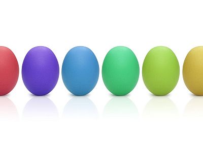 многоцветный, пасхальные яйца - копия обоев рабочего стола