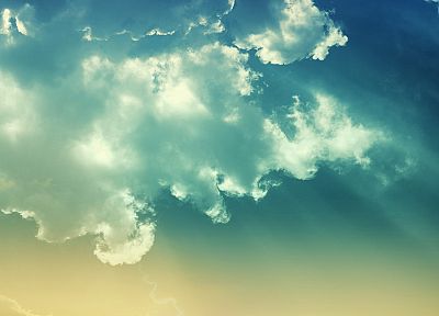 синий, облака, природа, небо - случайные обои для рабочего стола