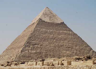 архитектура, здания, Египет, пирамиды, Великая пирамида в Гизе - оригинальные обои рабочего стола