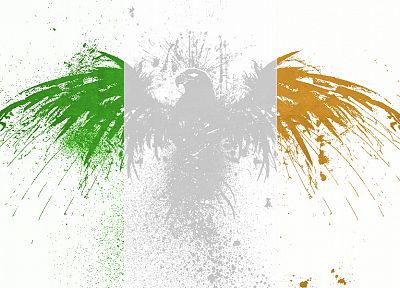 краска, ястреб, Ирландия - оригинальные обои рабочего стола