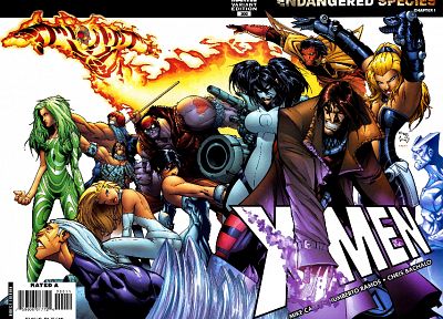 комиксы, X-Men, произведение искусства, Марвел комиксы, Крис Bachalo - обои на рабочий стол