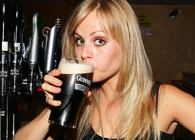 пиво, девушки, Guinness - обои на рабочий стол