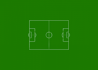 зеленый, минималистичный, футбольное поле - копия обоев рабочего стола