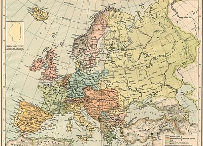 Европа, карты, древний - случайные обои для рабочего стола