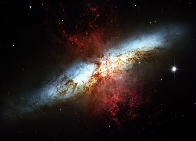 космическое пространство, звезды, галактики - обои на рабочий стол