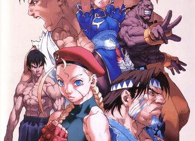 Street Fighter, Cammy, Рю, Chun-Li, Т. Хоук - обои на рабочий стол