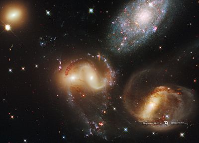 космическое пространство, галактики - случайные обои для рабочего стола