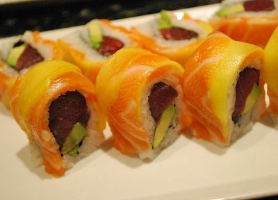 еда, японский, суши, рулоны - случайные обои для рабочего стола