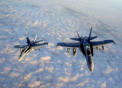 самолет, военный, F18 Hornet - оригинальные обои рабочего стола