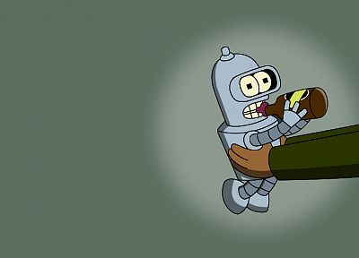 Футурама, Bender - оригинальные обои рабочего стола